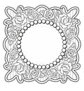 Retro Roses Stamp