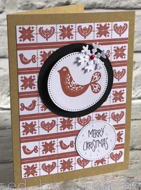 Creative Expressions Scandi  A6 Background Stamp