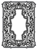 Creative Expressions Jennifer's Frame Pre Cut Stamp