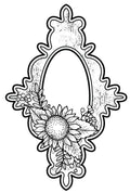 Creative Expressions Victoria's Sweet Sunflower Pre Cut Stamp