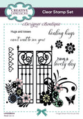 Creative Expressions Designer Boutique Walk On In 6 in x 4 in Clear Stamp Set
