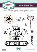 Creative Expressions Designer Boutique Possibility 6 in x 4 in Stamp Set