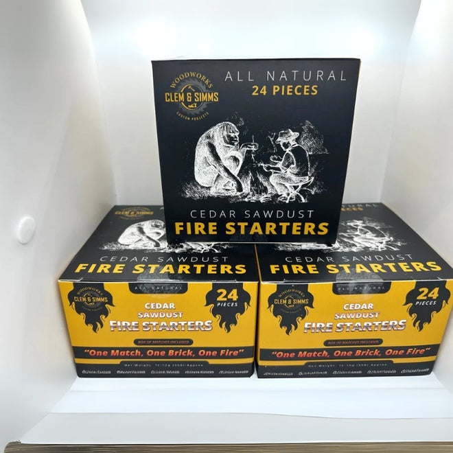 Cedar Fire Starters – 3 Box Bundle - Free Shipping (Collective Retailer Exclusive)