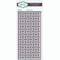 Sue Wilson Basket Weave Slimline Stencil
