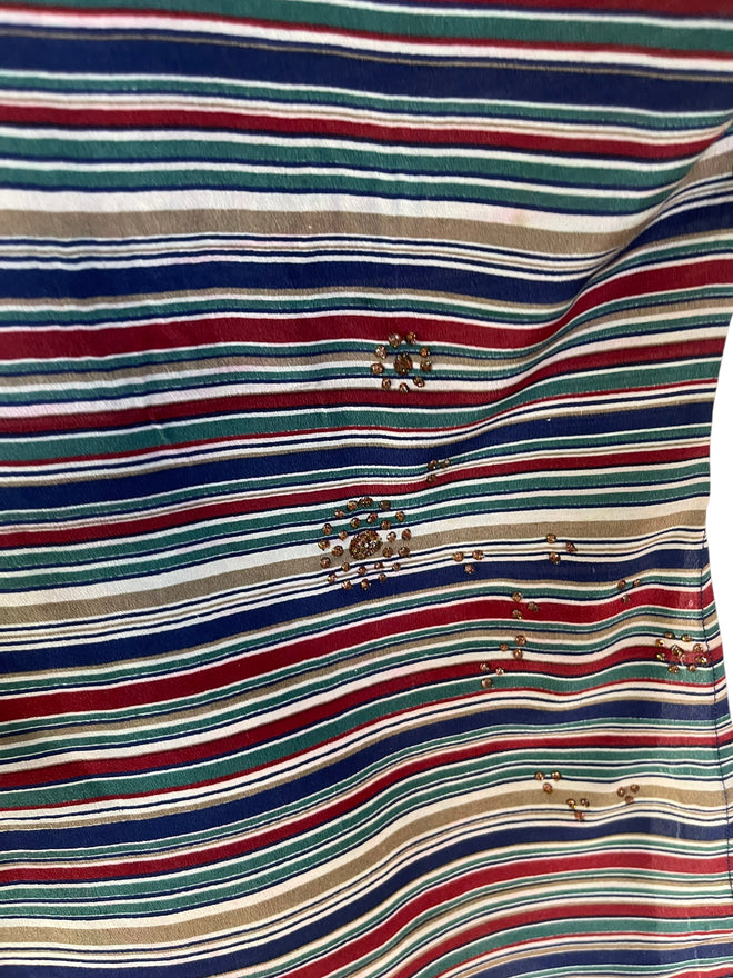 PRC6653 Avatar Pure Silk Side Slit Top