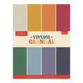Vintage Carnival Luxury Linen Cardstock - 8.5” x 11”