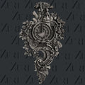 Zuri Designs Rococo Clock