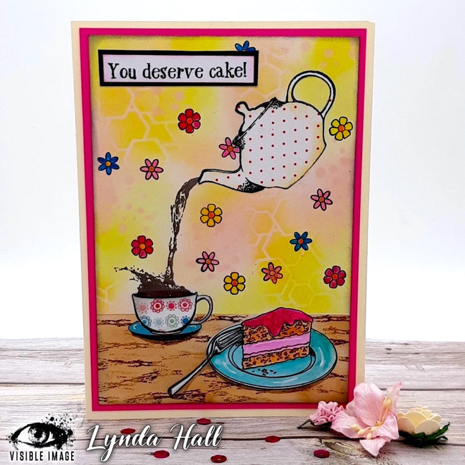 Visible Image Afternoon Tea Stamp Set - A6 stamp set