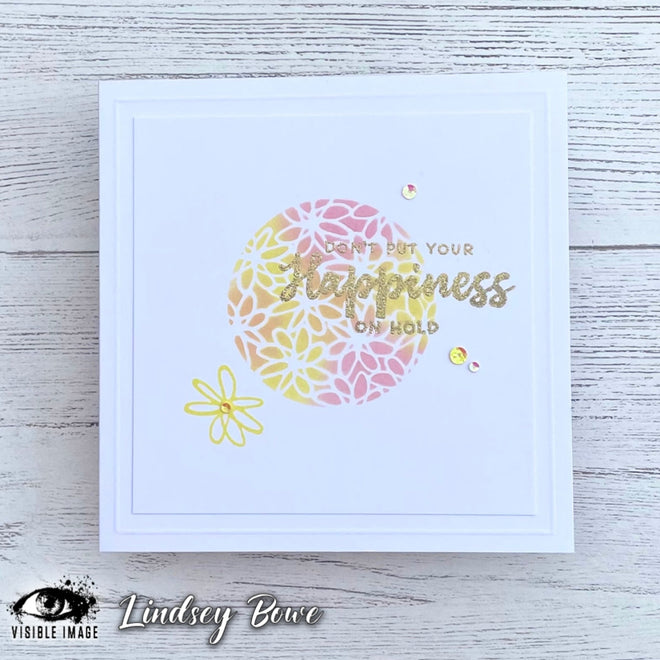 Visible Image Art Spheres #1 Stencil - 6 x 6