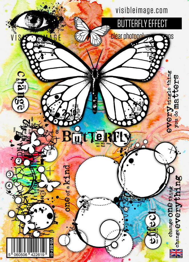 Visible Image Butterfly Effect - A5 Stamp Set