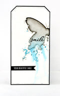 Visible Image Butterfly Ink Stencil - 6 X 6