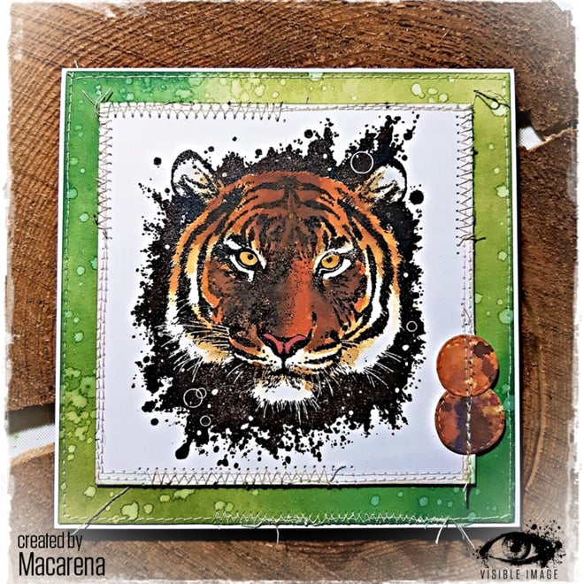 Visible Image Fearless Tiger - A6 Stamp Set