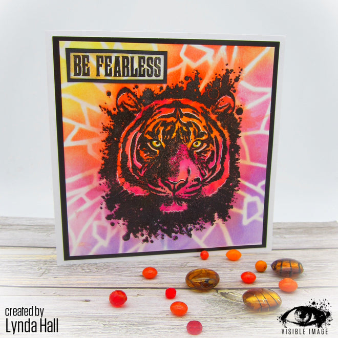 Visible Image Fearless Tiger - A6 Stamp Set