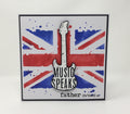 Visible Image Grungy Union Jack Stencil - 6 x 6