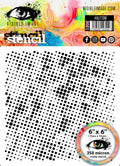 Visible Image Half Tone Stencil - 6 x 6