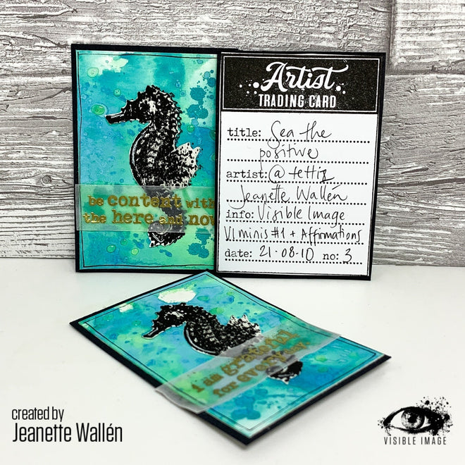 Visible Image Love of ATCs - A6 Stamp Set