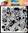 Visible Image Mesh Numbers 6in x 6in Stencil