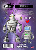 Visible Image Robot Data - A6 Stamp Set