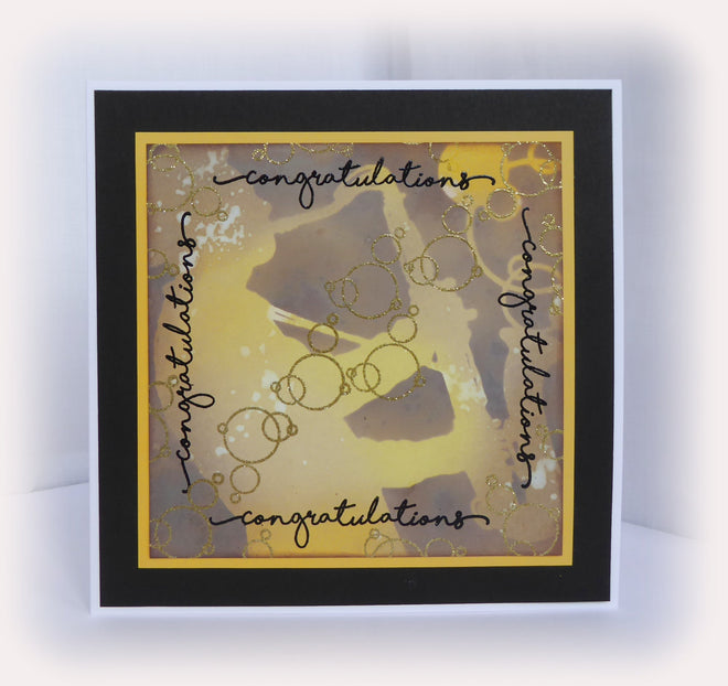 Visible Image Sax It Up Stencil - 6 x 6