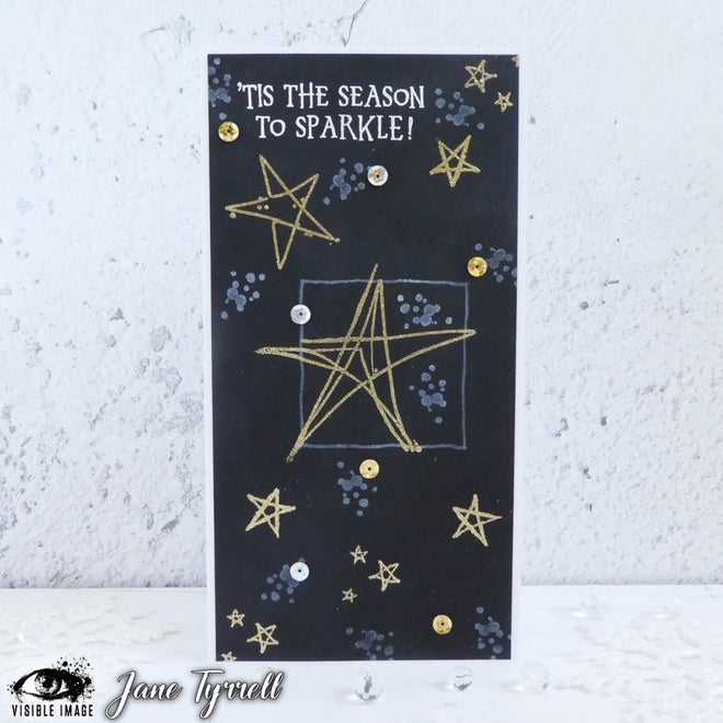 Visible Image Sketched Stars - A6 Stamp Set