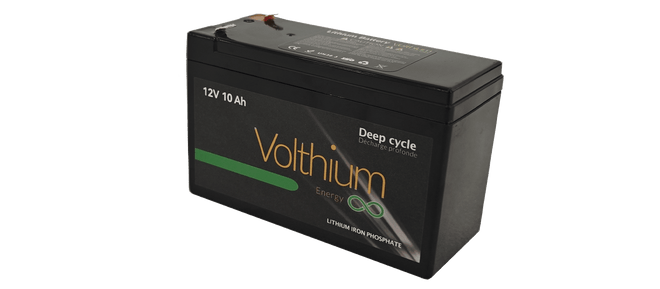 Volthium 12.8V 10Ah Lithium Battery - Ultra-Light LiFePO4