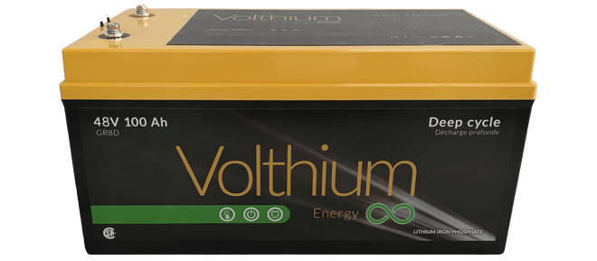 Volthium 48V 100Ah Self-Heating Lithium Battery - Group 8D