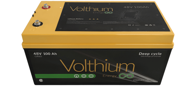 Volthium 48V 100Ah Self-Heating Lithium Battery - Group 8D