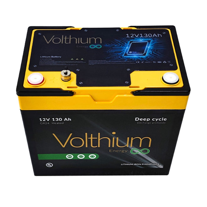 Volthium 12.8V 130Ah Self-Heating Lithium Battery - Group 24