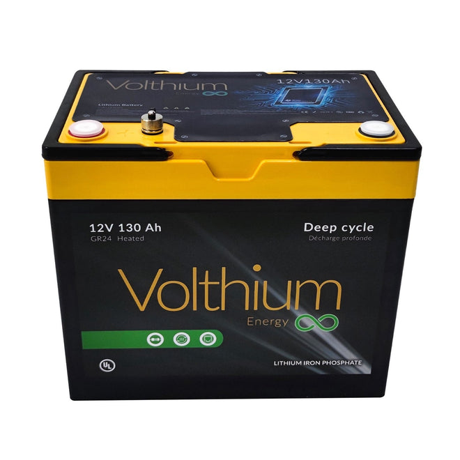 Volthium 12.8V 130Ah Self-Heating Lithium Battery - Group 24