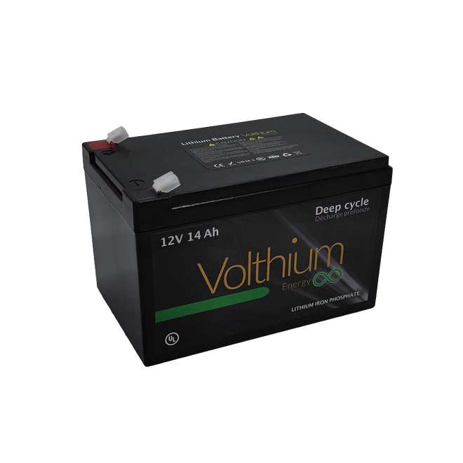 Volthium 12.8V 14Ah Lithium Battery - Compact & Lightweight