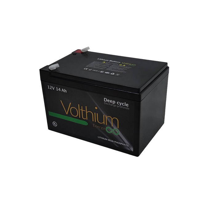 Volthium 12.8V 14Ah Lithium Battery - Compact & Lightweight