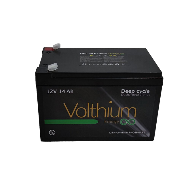 Volthium 12.8V 14Ah Lithium Battery - Compact & Lightweight