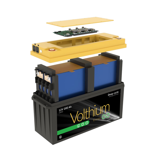 Volthium 12.8V 200Ah Self-Heating Lithium Battery - Group 4D