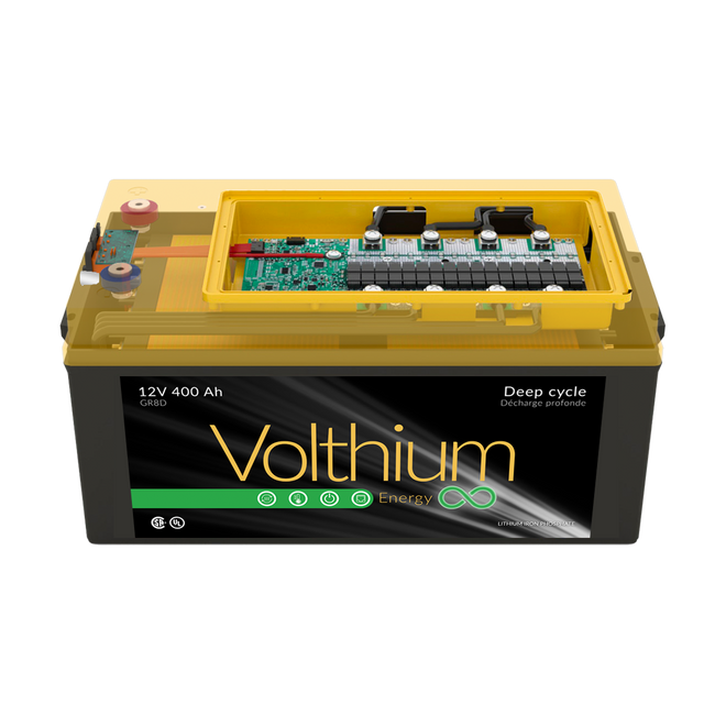 Volthium 12.8V 400Ah Self-Heating Lithium Battery - Group 8D