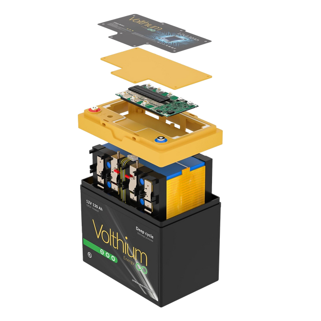 Volthium 12.8V 130Ah Self-Heating Lithium Battery - Group 24