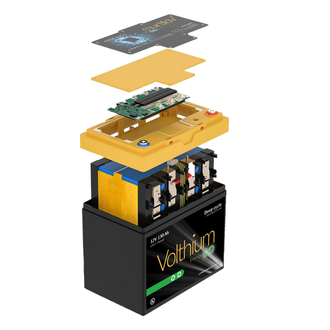 Volthium 12.8V 130Ah Self-Heating Lithium Battery - Group 24