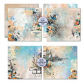 3Quarter Designs Cerulean Score 12x12 Design Paper & Diecuts Set