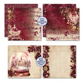 3Quarter Designs Sugarplum Wreath 12x12 Design Paper & Diecuts Set