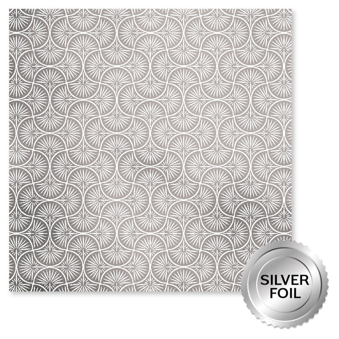 Wedding Joy Foil Silver 12x12 Paper Collection 34533