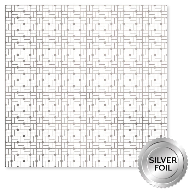 Wedding Joy Foil Silver 6x6 Paper Collection 34554