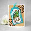 Woodware Clear Singles Texture Patches 4 in x 6 in Stamp