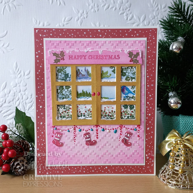 Woodware Jane Gill Bubble Top Tiles Rectangle Die