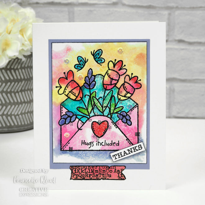 Woodware Clear Singles Scrap Washi 4 in x 6 in Stamp