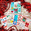 Woodware Clear Singles Christmas Borders 4 in x 6 in Stamp Set