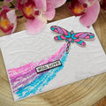 Woodware Clear Singles Wired Butterflies 4 in x 6 in Stamp