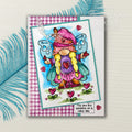 Woodware Clear Singles Butterfly Norma 4 in x 6 in Stamp Set