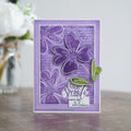 Woodware Clear Singles Poppy Sketch 4 in x 6 in Stamp