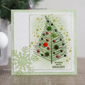 Woodware Clear Singles Bubble Twiggy Tree 4 in x 6 in Stamp