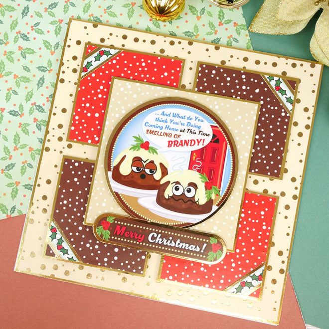 Christmas Crackers Topper Sheet - Festive Food
