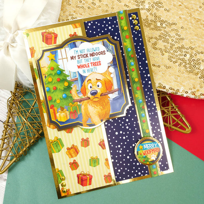 Christmas Crackers Luxury Card Toppers Kit